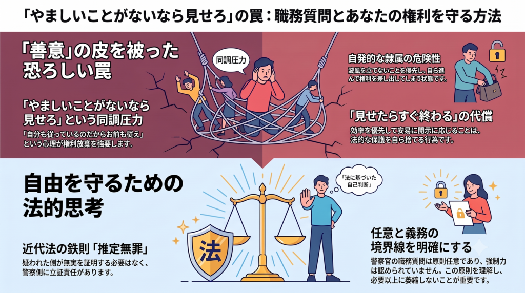 【職質炎上 | 1000件のコメント #2】「やましいことがないなら見せろ」の恐ろしい罠