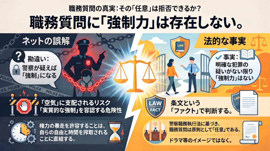 【職質炎上 | 1000件のコメント #6】「任意」と「強制」の区別がつかない人々
