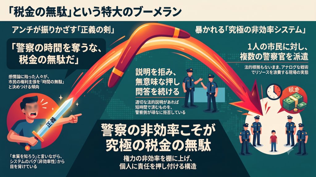 【職質炎上 | 1000件のコメント #5】「警察の時間を奪うな」という特大のブーメラン
