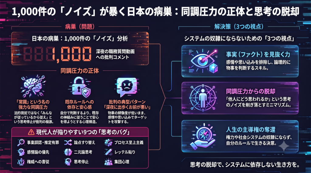 【職質炎上 | 1000件のコメント INDEX】1,000件のノイズから見えた「日本の病巣」